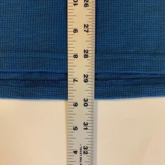 Volcom Men's Thermal Waffle Colorblock Lightweight Sweater Pullover Hoodie SZ L - Picture 11 of 11